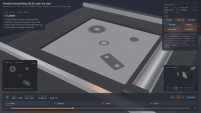 SLS animation of a Formlabs Fuse 1+